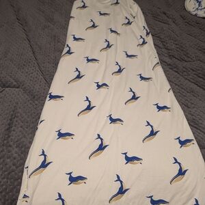 Kyte Baby Whale Print SleepSack Large 1.0 Tog